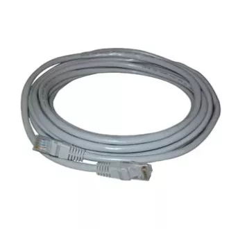 LAN-Kabel UTP-Patchkabel, Cat.5e, RJ45-Stecker - RJ45-Stecker, 1 m, ungeschirmt, grau, Economy