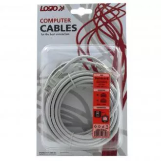 LAN-Kabel UTP-Patchkabel, Cat.5e, RJ45-Stecker - RJ45-Stecker, 5 m, ungeschirmt, grau, Logo-Blister LAN-Kabel UTP-Patchkabel, Cat.5e, RJ45-Stecker - RJ45-Stecker, 5 m, ungeschirmt, grau, Logo-Blister