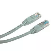 LAN-Kabel UTP-Patchcord, Kat.6, RJ45-Stecker - RJ45-Stecker, 7 m, ungeschirmt, grau, Economy