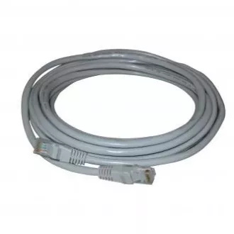 LAN-Kabel UTP-Crossover-Patchkabel, Cat.5e, RJ45-Stecker - RJ45-Stecker, 10 m, ungeschirmt, gekreuzt, grau, zum Anschluss von 2 PCs, eco
