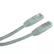 Netzwerk-LAN-Kabel UTP-Crossover-Patchkabel, Kat.6, RJ45-Stecker - RJ45-Stecker, 10 m, ungeschirmt, gekreuzt, grau, zur Verbindung von 2 PCs, econ