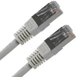 LAN-Kabel FTP-Patchkabel, Cat.5e, RJ45 Stecker - RJ45 Stecker, 15 m, geschirmt, grau, Economy LAN-Kabel FTP-Patchkabel, Cat.5e, RJ45 Stecker - RJ45 Stecker, 15 m, geschirmt, grau, Economy