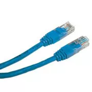 LAN-Kabel UTP-Patchcord, Kat.6, RJ45-Stecker - RJ45-Stecker, 0,5 m, ungeschirmt, blau, Economy