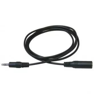 Verlängerungs-Audiokabel Klinke (3,5mm) männlich - Klinke (3,5mm) weiblich, 3m, schwarz Verlängerungs-Audiokabel Klinke (3,5mm) männlich - Klinke (3,5mm) weiblich, 3m, schwarz