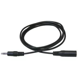 Verlängerungs-Audiokabel Klinke (3,5mm) Stecker - Klinke (3,5mm) Buchse, 3m, schwarz, Logo-Blister Verlängerungs-Audiokabel Klinke (3,5mm) Stecker - Klinke (3,5mm) Buchse, 3m, schwarz, Logo-Blister