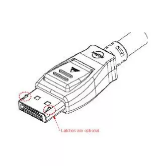 Videokabel DisplayPort-Stecker - HDMI-Stecker, 5m, schwarz