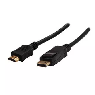 Videokabel DisplayPort-Stecker - HDMI-Stecker, 5m, schwarz, Logo-Blister, SELL OUT Videokabel DisplayPort-Stecker - HDMI-Stecker, 5m, schwarz, Logo-Blister, SELL OUT
