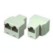 RJ45-Buchse, weiß, weiblich