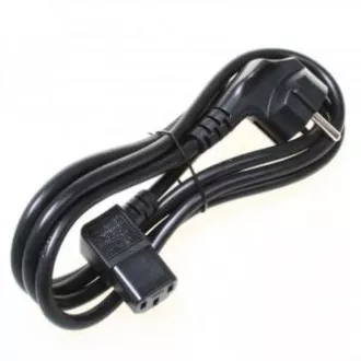 Netzkabel 230V Strom, CEE7 (Gabel) - C13, 2m, VDE geprüft, schwarz, Logo, gebrochen Netzkabel 230V Strom, CEE7 (Gabel) - C13, 2m, VDE geprüft, schwarz, Logo, gebrochen