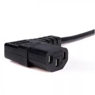 Netzkabel 230V Strom, CEE7 (Gabel) - C13, 2m, VDE geprüft, schwarz, Logo, gebrochen Netzkabel 230V Strom, CEE7 (Gabel) - C13, 2m, VDE geprüft, schwarz, Logo, gebrochen