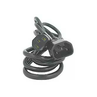 230V-Netzverlängerungskabel, C13 - C14, 3m, VDE-geprüft, schwarz, Logo, Blister 230V-Netzverlängerungskabel, C13 - C14, 3m, VDE-geprüft, schwarz, Logo, Blister