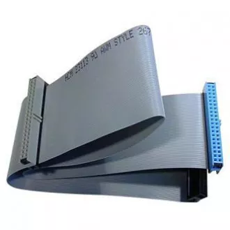 Festplattenkabel ATA 100 Datenkabel, 1x ATA-Buchse - 2x ATA-Buchse, 0,62 m, 80 Adern, ATA100, grau, Logotasche mit Aufhänger