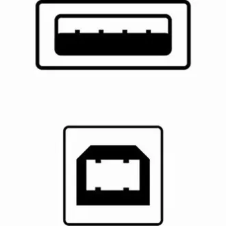USB-Kabel (2.0), USB A-Stecker - USB B-Stecker, 1,8 m, schwarz USB-Kabel (2.0), USB A-Stecker - USB B-Stecker, 1,8 m, schwarz