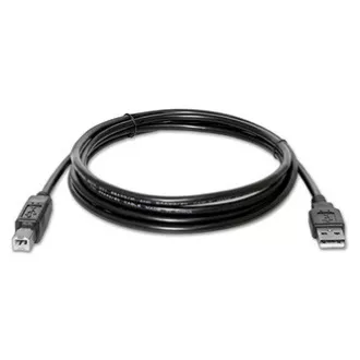 Logo USB-Kabel (2.0), USB A-Stecker - USB B-Stecker, 1,8 m