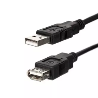USB-Verlängerungskabel (2.0), USB-A-Stecker - USB-A-Buchse, 1,8 m, schwarz USB-Verlängerungskabel (2.0), USB-A-Stecker - USB-A-Buchse, 1,8 m, schwarz