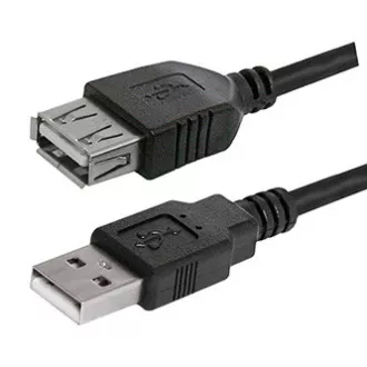 Logo USB-Verlängerungskabel (2.0), USB A-Stecker - USB A-Buchse, 1,8 m, schwarz Logo USB-Verlängerungskabel (2.0), USB A-Stecker - USB A-Buchse, 1,8 m, schwarz