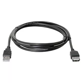 Logo USB-Verlängerungskabel (2.0), USB A-Stecker - USB A-Buchse, 1,8 m, schwarz, Blister Logo USB-Verlängerungskabel (2.0), USB A-Stecker - USB A-Buchse, 1,8 m, schwarz, Blister