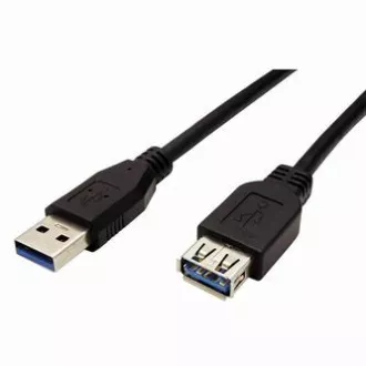 USB-Verlängerungskabel (3.0), USB-A-Stecker - USB-A-Buchse, 1,8 m, schwarz