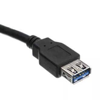 Logo USB-Verlängerungskabel (3.0), USB A-Stecker - USB A-Buchse, 1,8 m, schwarz, Blister