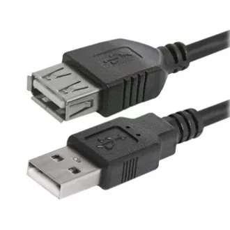 Logo USB-Verlängerungskabel (2.0), USB A-Stecker - USB A-Buchse, 3m, schwarz, Blister Logo USB-Verlängerungskabel (2.0), USB A-Stecker - USB A-Buchse, 3m, schwarz, Blister