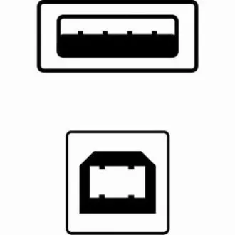 Logo USB-Kabel (2.0), USB A-Stecker - USB B-Stecker, 5m, schwarz Logo USB-Kabel (2.0), USB A-Stecker - USB B-Stecker, 5m, schwarz