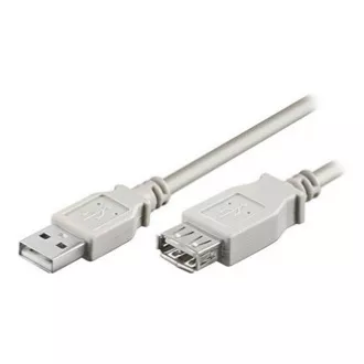 USB-Verlängerungskabel (2.0), USB A-Stecker - USB A-Buchse, 5m, grau USB-Verlängerungskabel (2.0), USB A-Stecker - USB A-Buchse, 5m, grau