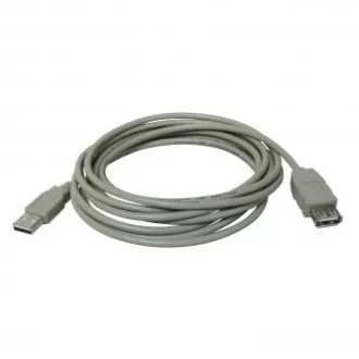 USB-Verlängerungskabel (2.0), USB A-Stecker - USB A-Buchse, 5m, grau USB-Verlängerungskabel (2.0), USB A-Stecker - USB A-Buchse, 5m, grau