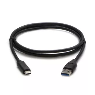 USB-Kabel (3.2 gen 2), USB A-Stecker - USB C-Stecker, 1m, 10 Gbps, 5V/3A, schwarz