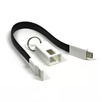 Logo USB-Kabel (2.0), USB A-Stecker - microUSB-Stecker, 0,2 m, schwarz, Blister, Schlüsselanhänger, SELL OUT Logo USB-Kabel (2.0), USB A-Stecker - microUSB-Stecker, 0,2 m, schwarz, Blister, Schlüsselanhänger, SELL OUT