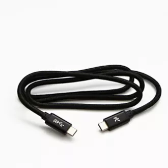 Logo USB-Kabel (3.2 gen 1), USB-C-Stecker - USB-C-Stecker, 2m, 5 Gbps, 5V/3A, schwarz, Box, Nylongeflecht, Aluminium-Steckerabdeckung Logo USB-Kabel (3.2 gen 1), USB-C-Stecker - USB-C-Stecker, 2m, 5 Gbps, 5V/3A, schwarz, Box, Nylongeflecht, Aluminium-Steckerabdeckung