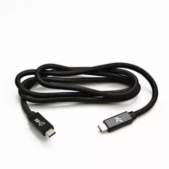 Logo USB-Kabel (3.2 gen 2), USB-C-Stecker - USB-C-Stecker, 1m, Power Delivery 100W, 10 Gbps, 20V/5A, schwarz, Box, Nylongeflecht, Logo USB-Kabel (3.2 gen 2), USB-C-Stecker - USB-C-Stecker, 1m, Power Delivery 100W, 10 Gbps, 20V/5A, schwarz, Box, Nylongeflecht,