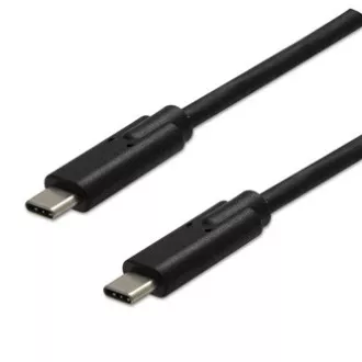 USB-Kabel (3.2 gen 2), USB-C-Stecker - USB-C-Stecker, 1m, 10 Gbps, 5V/3A, schwarz, SELL