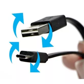 USB-Kabel (2.0), USB-A-Stecker reversibel - microUSB-Stecker reversibel, 1 m, flach, schwarz USB-Kabel (2.0), USB-A-Stecker reversibel - microUSB-Stecker reversibel, 1 m, flach, schwarz