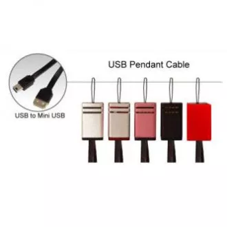 Logo USB-Kabel (2.0), USB A-Stecker - miniUSB-Stecker, 0,3m, schwarz, Kameraschlaufe, SELL Logo USB-Kabel (2.0), USB A-Stecker - miniUSB-Stecker, 0,3m, schwarz, Kameraschlaufe, SELL