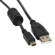 USB-Kabel (2.0), USB A-Stecker - 14-poliger Stecker, 26718, 1,8m, schwarz, FUJI, SELL