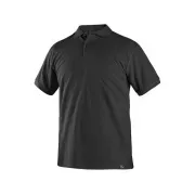 Poloshirt mit kurzen Ärmeln MICHAEL, schwarz, Größe