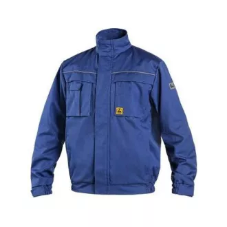 CXS ELEKTROTECHNIK II ESD Antistatik-Bluse blau Größe