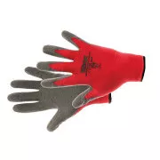 ROCKING RED Nylonhandschuhe. l