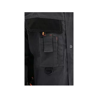 Bluse CXS SIRIUS LUCIUS, Herren, grau-orange, Gr.