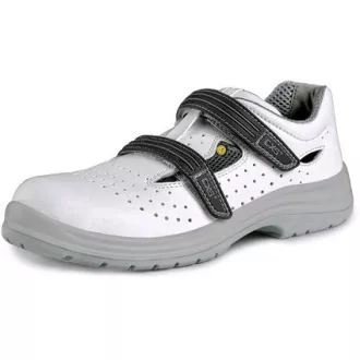 Sandalenschuhe CXS PINE O1 ESD, perforiert, weiß, Gr
