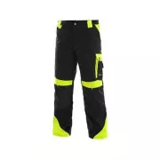 Taillenhose CXS SIRIUS BRIGHTON, schwarz-gelb, Gr.