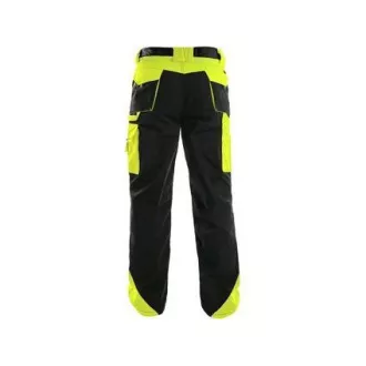 Taillenhose CXS SIRIUS BRIGHTON, schwarz-gelb, Größe