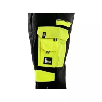 Taillenhose CXS SIRIUS BRIGHTON, schwarz-gelb, Größe