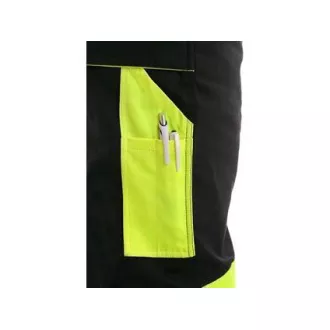 Taillenhose CXS SIRIUS BRIGHTON, schwarz-gelb, Größe
