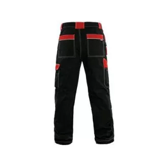 Taillenhose CXS ORION TEODOR, Herren, schwarz-rot, Gr.