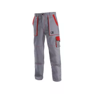 Taillenhose CXS LUXY JOSEF, Herren, grau-rot, Gr.
