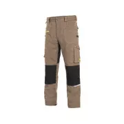 CXS STRETCH Hose, Herren, beige-schwarz, Größe