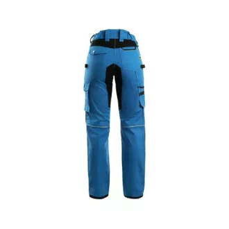 CXS STRETCH Hose, Damen, mittelblau - schwarz, Größe