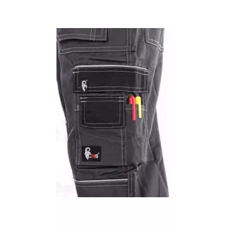 Taillenhose CXS ORION TEODOR PLUS, Herren, grau-schwarz, Größe