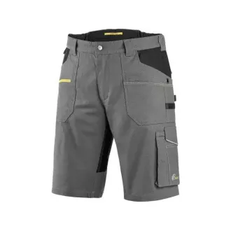 CXS STRETCH Shorts, Herren, grau-schwarz, Größe
